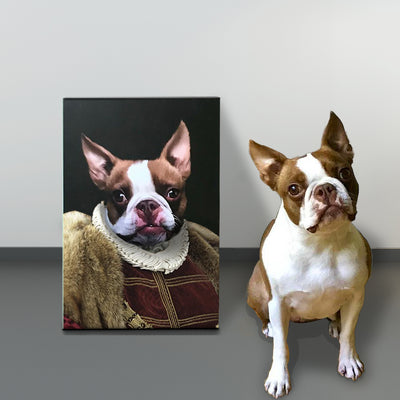 Personalized Pet Canvas Portrait Image Nordic Wall Art Picture