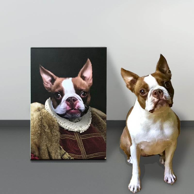 Personalized Pet Canvas Portrait Image Nordic Wall Art Picture