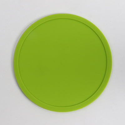 Simple Style Candy Color Silicone 10CM round Coaster