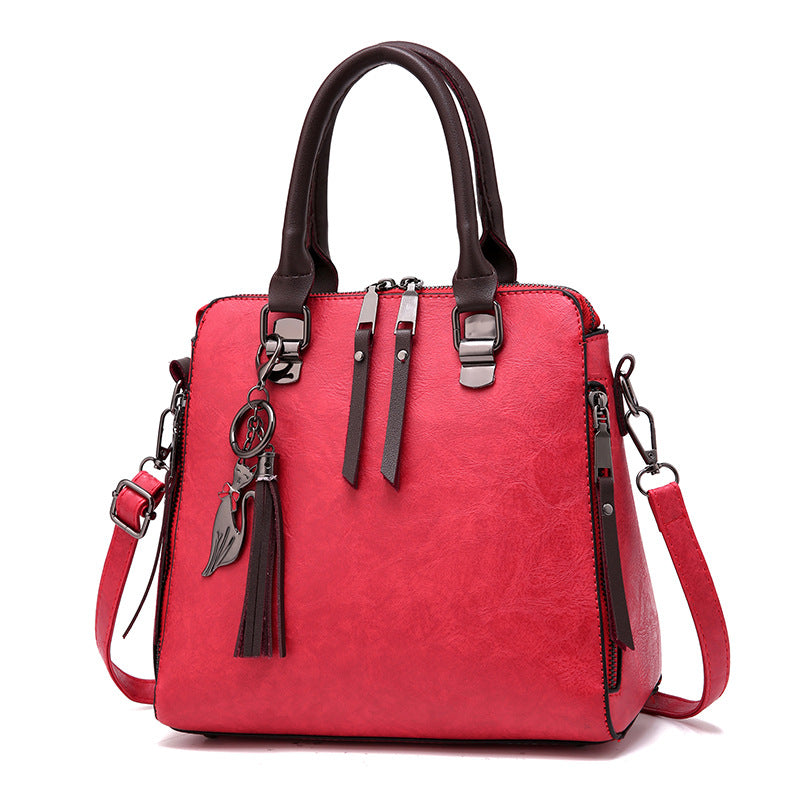 Ladies Bag New Winter Tide 2021 Korean Fashion Handbag All-Match Simple Single Shoulder Bag Bag.