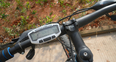 Mountain Bike Speedometer with Blue Luminous