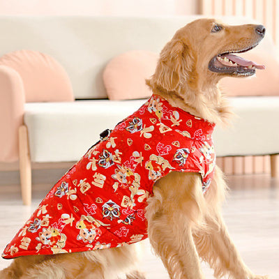 Christmas Hot-Selling Dog Warm Cotton Clothes Vest