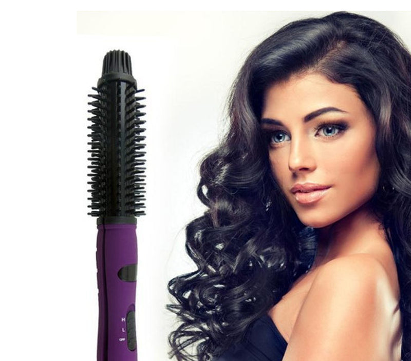 Hair Curling Stick Dual-Purpose Hair Straightener Buckle Hair Curler Electric Coil Comb Plywood