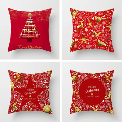 Christmas Linen Pillowcase