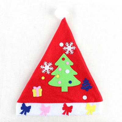 DIY Christmas Hat Christmas Children'S Nursery School Christmas Necessities and Children'S Christmas Hat