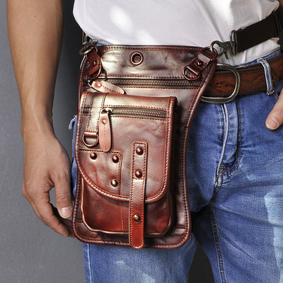 Men'S Punk Fanny Pack