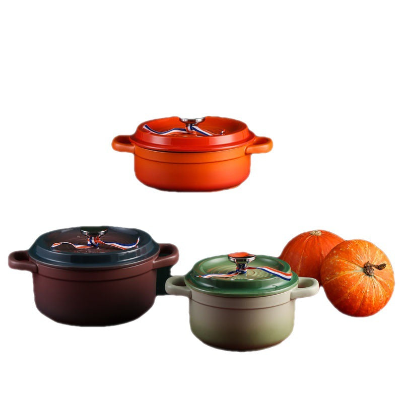 Ceramic Casserole Stew Pot Household Gas Stove Soup Pot