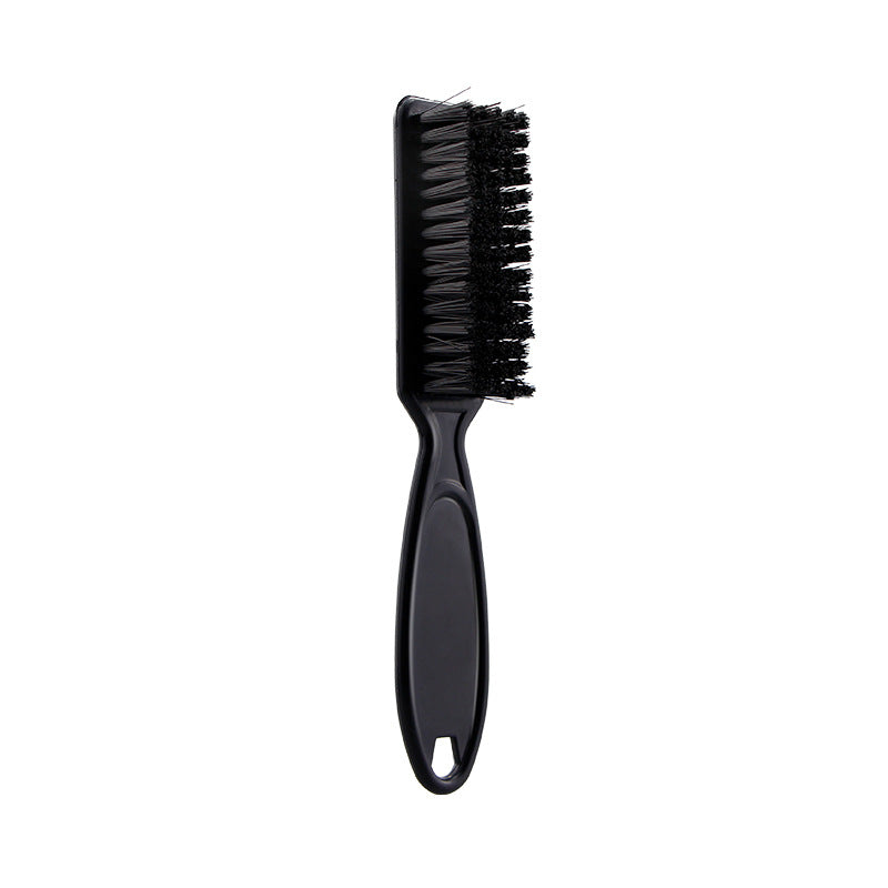 Retro Gradient Oil Head Electroplating Broken Hair Sweeping Neck Cleaning Beard Brush Hair Salon Hairdressing