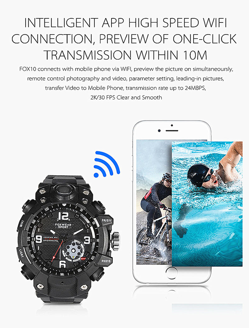 FOX10 Smart 2K4K Camera Watch