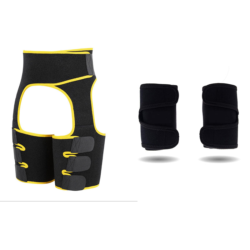 Sports Waist Belt Adjustable One-Piece Girdle Leg Straps