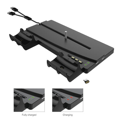 PS5 Host Multi-Function Charger Stand, Host Stand Stand with Bluetooth Handle Charger Charger