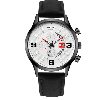 Fashion Big Digital Calendar Men'S Watch