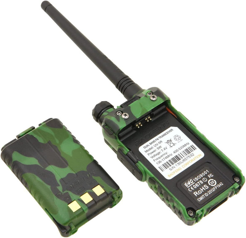 Baofeng UV-5R - Radio Portatile DAB, Modello Camouflage