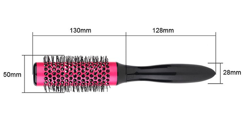 Professional Hair Dressing Brushes High Temperature Resistant Ceramic Iron round Comb Beauty Hair Makeup Tool 50Mm