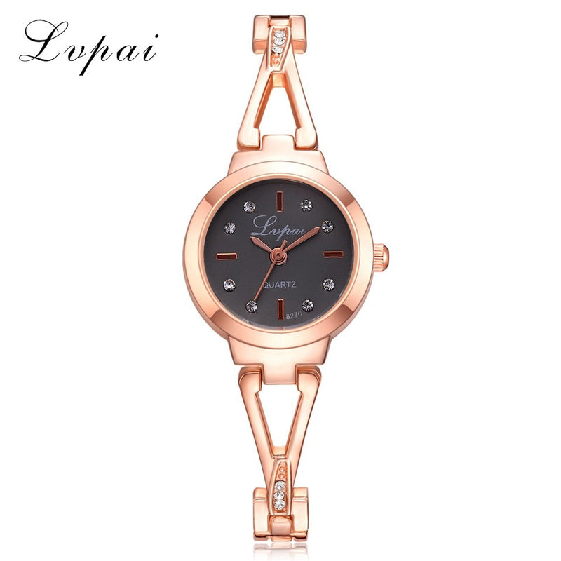 Luxury Bracelet Women Dress Watches Fashion Quartz Crystal Watches Lvpai Brand Ladies Casual Dress Sport Wristwatch