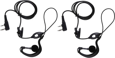 ® Baofeng Auricolare Cuffie Headset Earphone for Walkie Talkie Two Way Radio BF-888S / BF-777S / BF-666S / UV-5R / 5RA / 5RE, 2 Pack