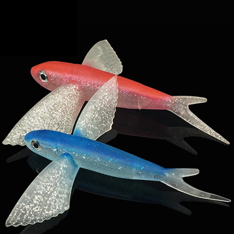 Flying Fish Sea Fishing Soft Bait Tuna Lure Bait 17Cm21Cm Big Wing Fish Plane Fish