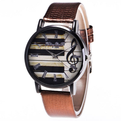 New Watch Women Fashion Leather Band