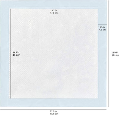 , Tappetini per L'Addestramento Di Cani E Cuccioli, Design a 5 Strati a Prova Di Perdite Con Superficie Ad Asciugatura Rapida, Dimensione Standard, Confezione Da 100