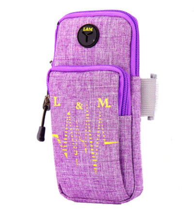 Compatible with Apple, Running Mobile Arm Bag Men and Women Sports Arm Bag Iphone7 or 8Plus Waterproof Mobile Phone Arm with Fitness Wrist Bag
