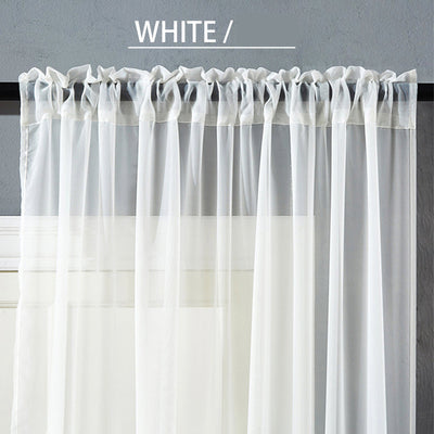 Modern and Simple Pure Color Cotton and Linen Window Screen