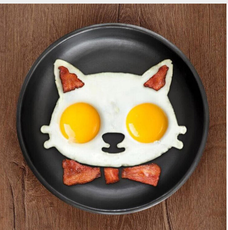 Silicone Cat Head Omelette Mold