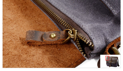 Men'S Canvas Shoulder Bag