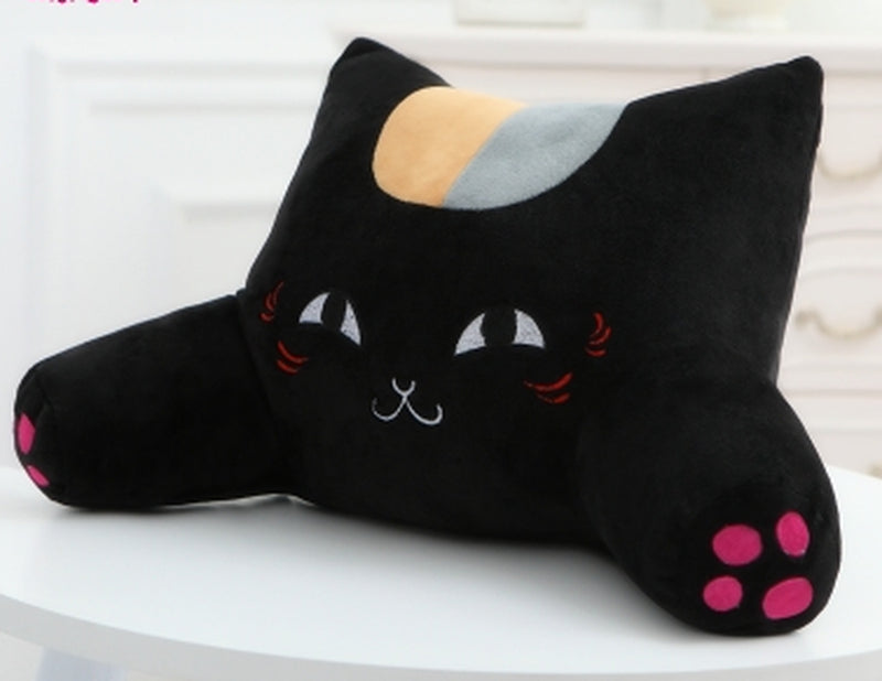 Cat Pillow Cushion Bed Back Cushion Cute Waist Cushion Office Sofa Pillow Lumbar Cushion Car Pillow