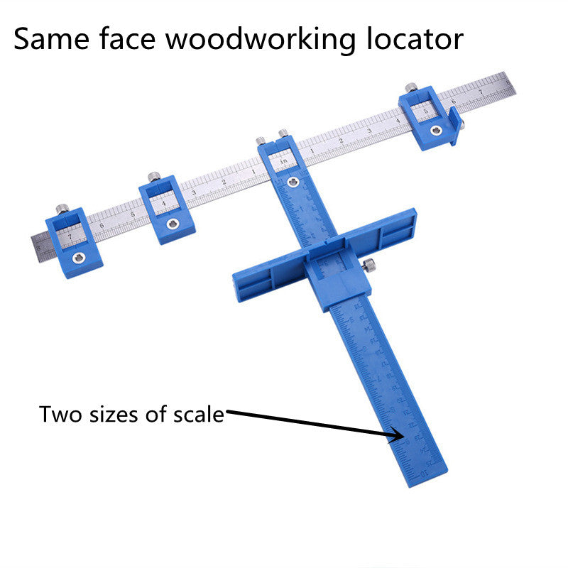 Three-In-One Punch Locator Tunes Woodworking Punch Locator Drilling Direct Pores Locator