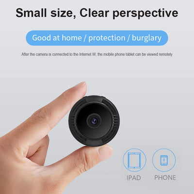 Telecamera Spia, 1080P HD Telecamera Nascosta Wifi Senza Fili Microcamera per Casa Lunga Durata Batteria Mini Videocamera Sorveglianza Interno Con Visione Notturna Rilevamento Di Movimento