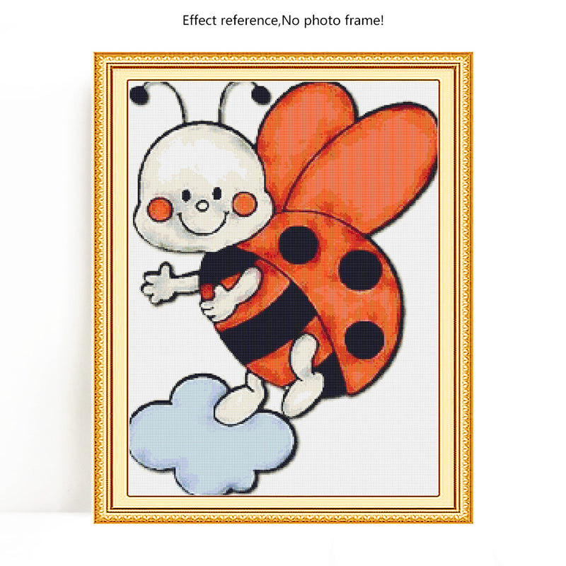 Cartoon Bee 5D Diamond Embroidery Full Square Circle