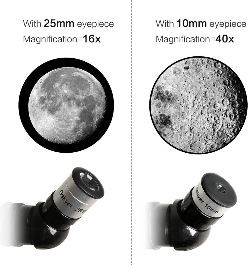 Telescopio, Apertura 70 Mm, 400 AZ, Rifrazione Astronomica per Bambini E Principianti Telescopio Da Viaggio Adulto D-70400