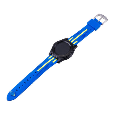 Smart Dual Color Silicone Stripe Strap