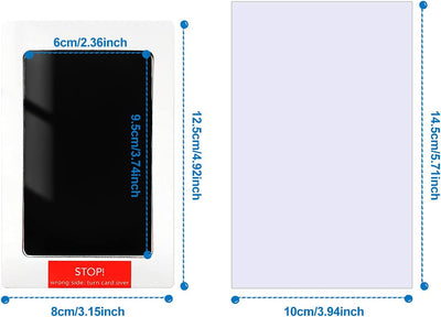 Kit Impronte Mani E Piedi Neonato Inchiostro 2 Pezzi Non Tossici Senza Tocco Touchpad Cornice per Bambini 0 a 6 Mesi E Animali Domestici Nero