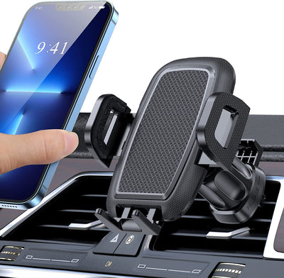 【Ultra Stabile】 Porta Cellulare Auto per Bocchetta D'Aria, Supporto Telefono Auto Universale a Prova Di Scossa Compatibile Con Iphone 14 Series/13/12/11/Se/Samsung/Xiaomi E Altri Telefoni