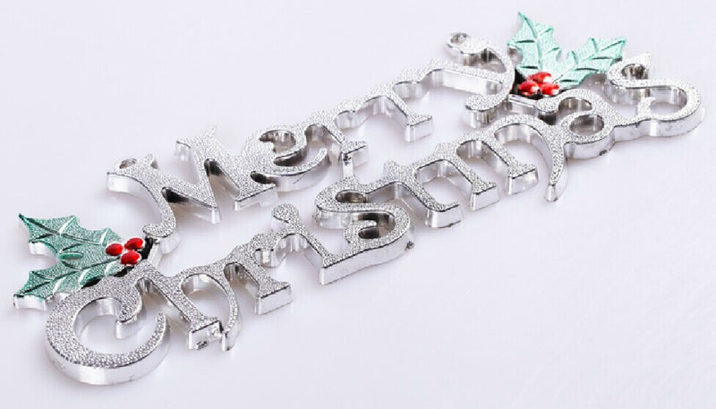 Christmas Three Dimensional English Decoration Sign