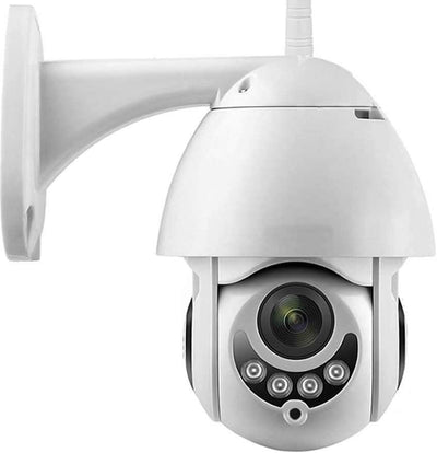 TELECAMERA ESTERNA FULL HD 1080P 2020 WIRELESS IP PTZ per VIDEOSORVEGLIANZA WIFI ICSEE