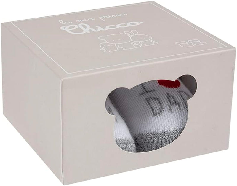 Scatola Con Babbucce, Calze Unisex 0-24, Grigio, Taglia Unica