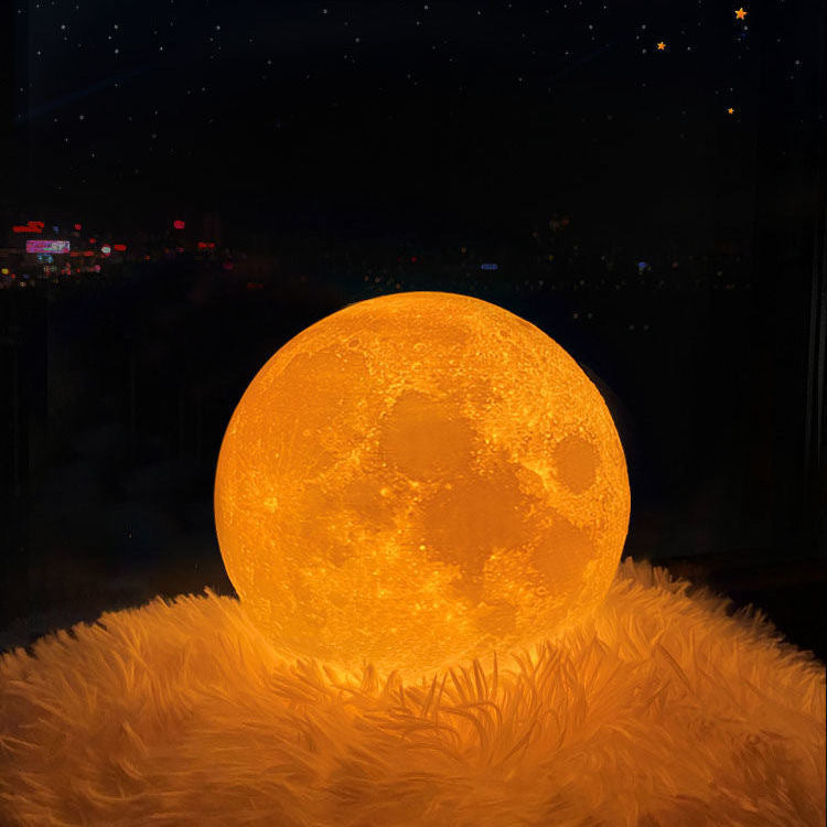 3D Printing Moon Night Table Lamp Chinese Valentine&