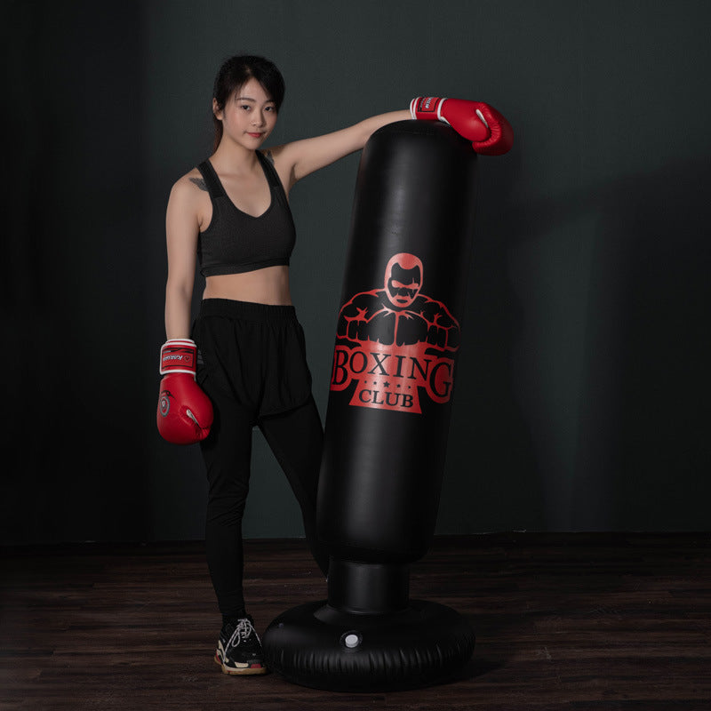 Free Standing Inflatable Boxing Punch Bag Boxing Kick Training Home Gym Fitness Tools for Adults Kids