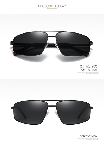 Men'S Sunglasses Fashion Metal Polarized Glasses