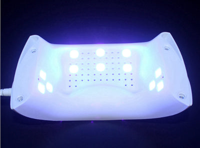 Led UV Lamp 12Pcs LED Nail Dryer for ALL Nail Gel Polish Manicure with Timer Button Sensor Nail Art Tools