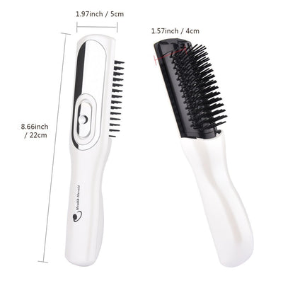 Electric Head Massage Comb Healthy Scalp Vibration Comb Portable Household Battery Massage Comb