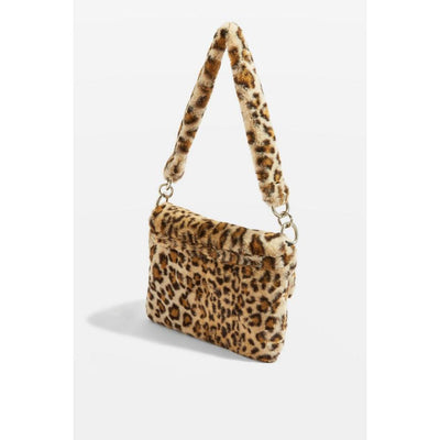 Women'S Winter Hand Warmer Bag Leopard Crossbody Shoulder Bag