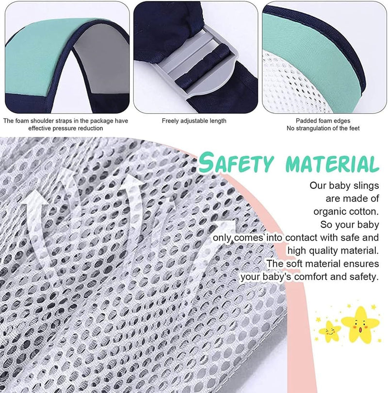 Fascia Porta Bebe,Fascia Porta Bambino Leggero E Traspirante, Newborn Porta Bambino in Cotone, Marsupi per Allattamento, Fascia Koala Babycare, Fascia Porta Bebè Elastica per Neonato