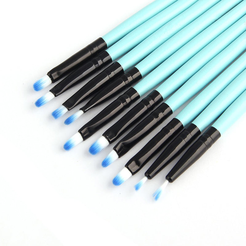 Professional 32Pcs Makeup Brush Foundation Eye Shadows Powder Blue Make up Brushes Tools Cosmetic Bag Pincel Maquiagem Brushes