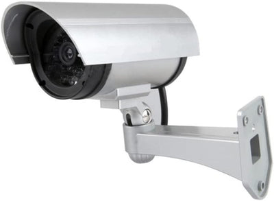 Telecamera Da Esterno Finta Dummy Cam 30 Finti Led Con Lampeggiante IR Infrarossi Design Professionale CCTV