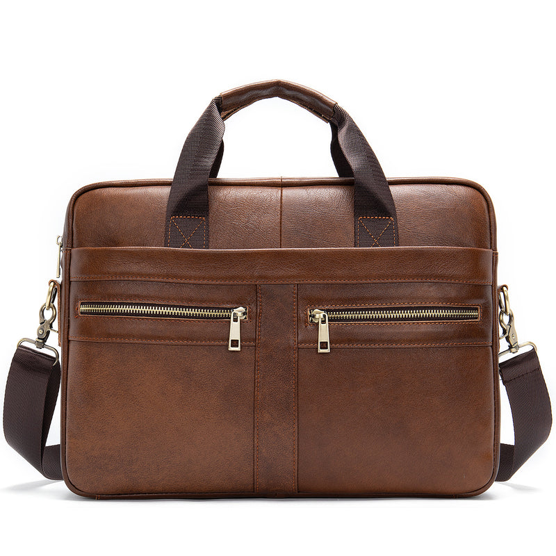 Business Leather Briefcase Men&