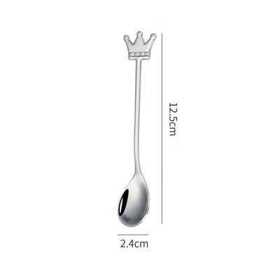 Japanese Style Stainless Steel Cartoon Sunflower Spoon