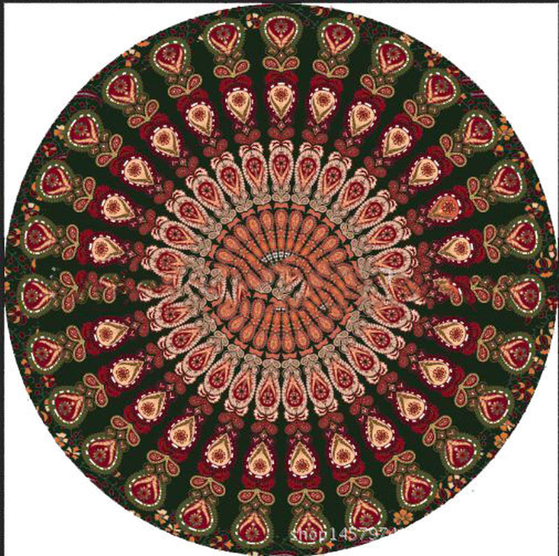 Printed round Beach Towels and Yoga Mat